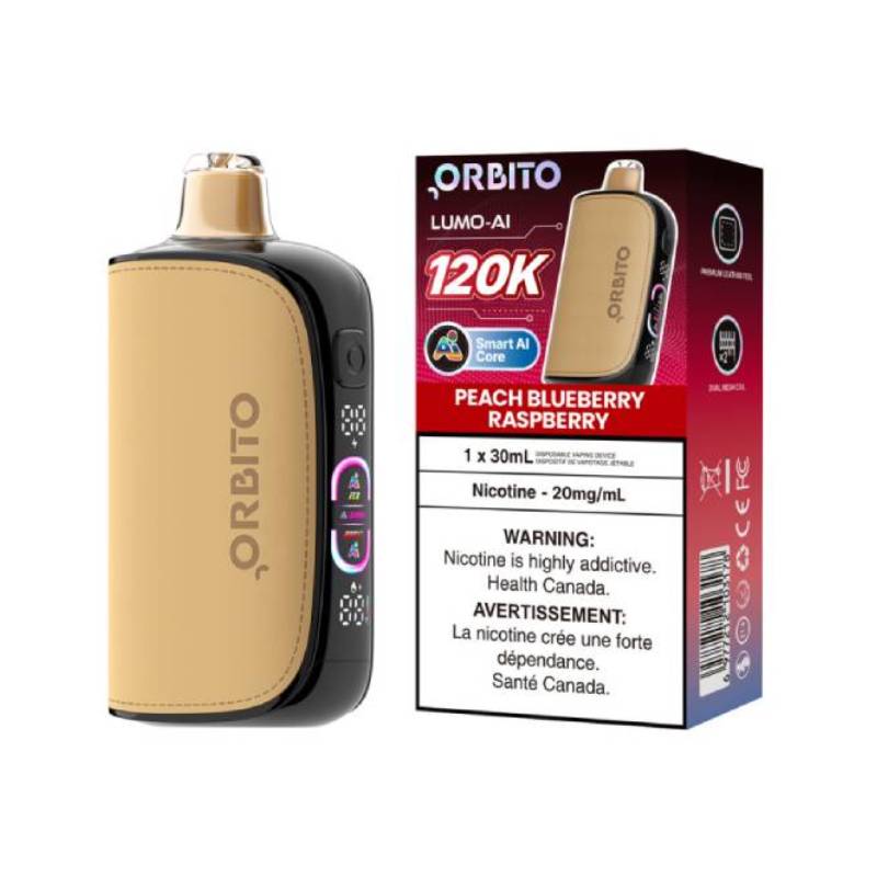 Orbito AI 120K - Peach Blueberry Raspberry Disposable Vape