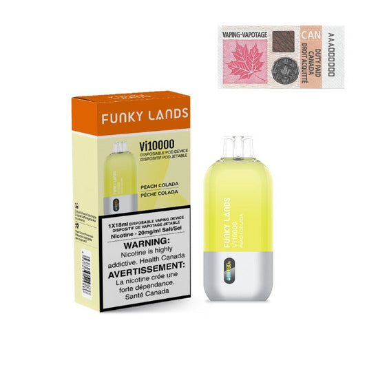 Funky Lands 10000 Peach Colada Disposable Vape