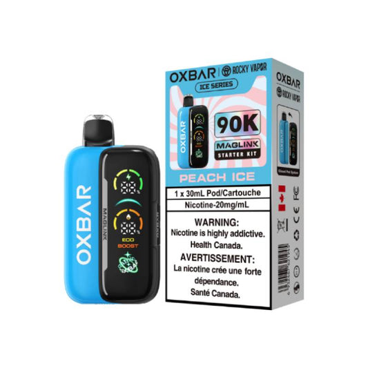 Oxbar Maglink 90K Ice Series Starter Kit - Peach Ice