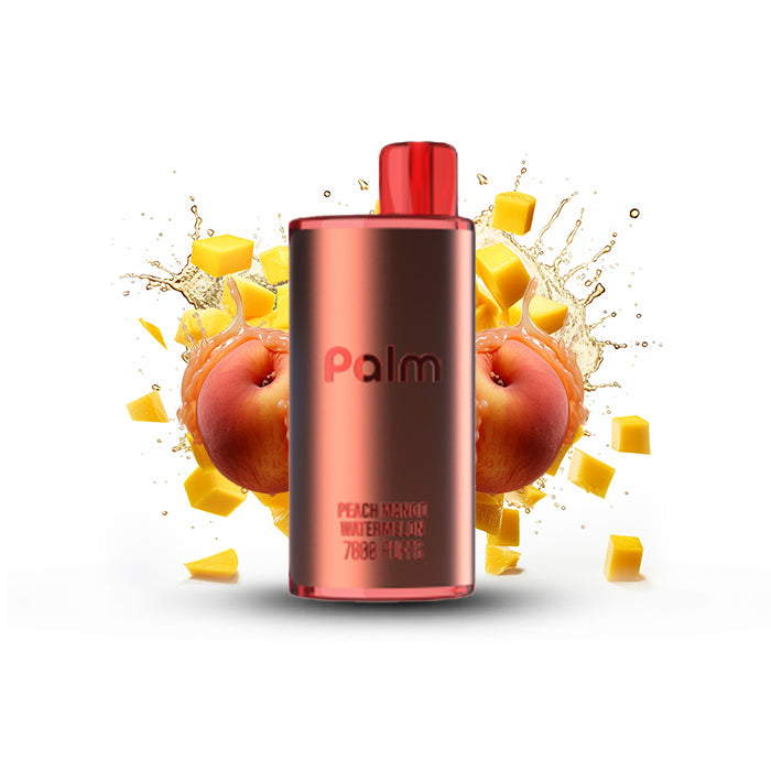 Pop Palm 7000 Peach Mango Watermelon Disposable Vape