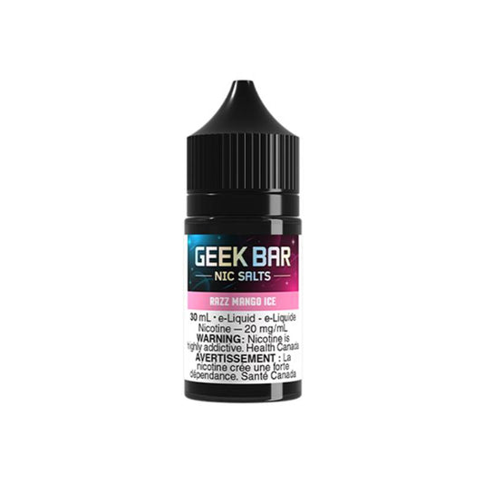 Geek Bar Vape Juice 30mL Salt Nicotine - Razz Mango Ice