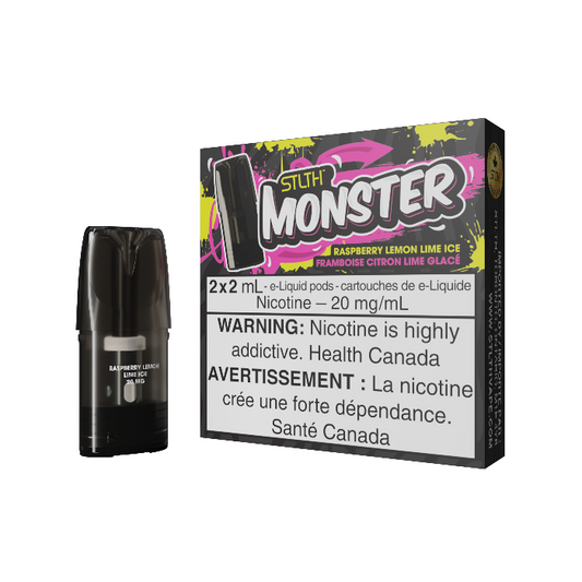 STLTH Monster Raspberry Lemon Lime Ice Pods