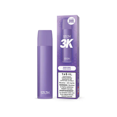 STLTH 3K Double Grape Disposable Vape 20mg