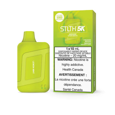 STLTH 5K Lemon Mint Disposable Vape 20mg