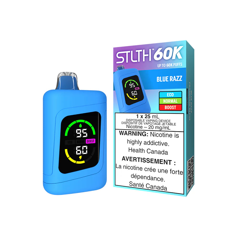 STLTH 60K Disposable Vape - Blue Razz Vapeluv Vapeshop STLTH 60K Disposable Vape - Blue Razz Vapeluv Vapeshop