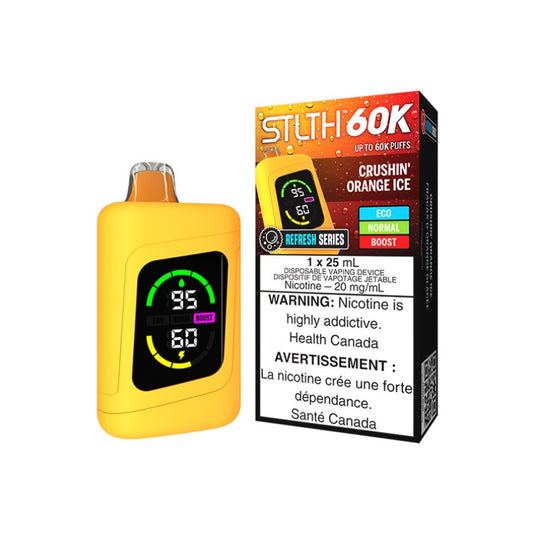 STLTH 60K Disposable Refresh Series - Crushin' Orange Ice