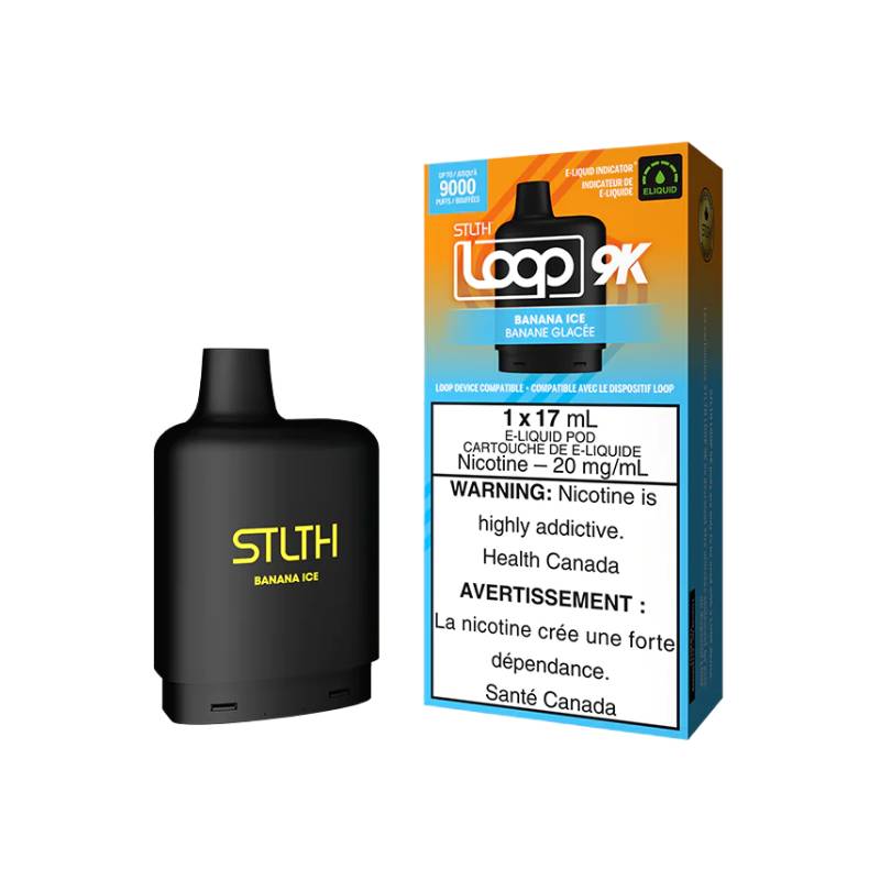 STLTH Loop 9K Pods - Banana Ice