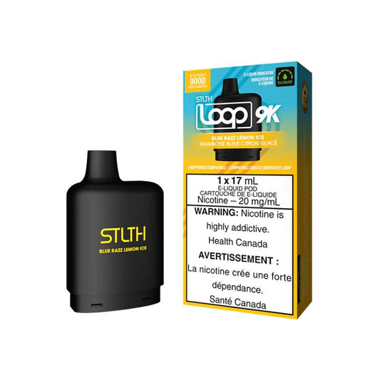 STLTH Loop 9K Pods - Blue Razz Lemon Ice