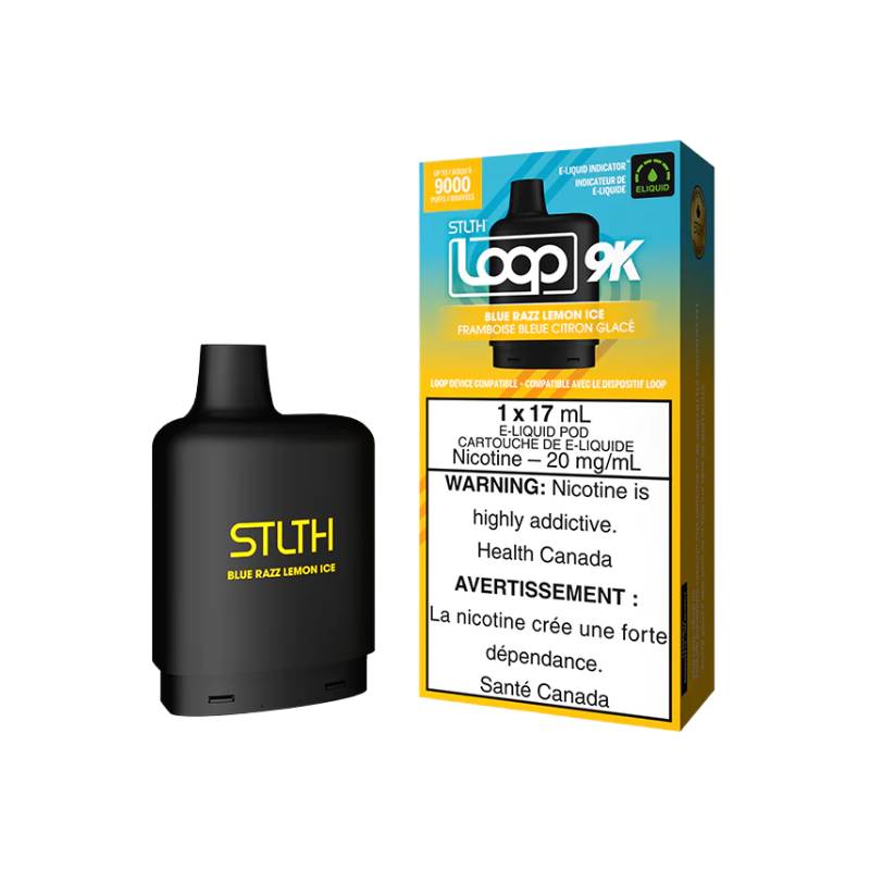 STLTH Loop 9K Pods - Blue Razz Lemon Ice