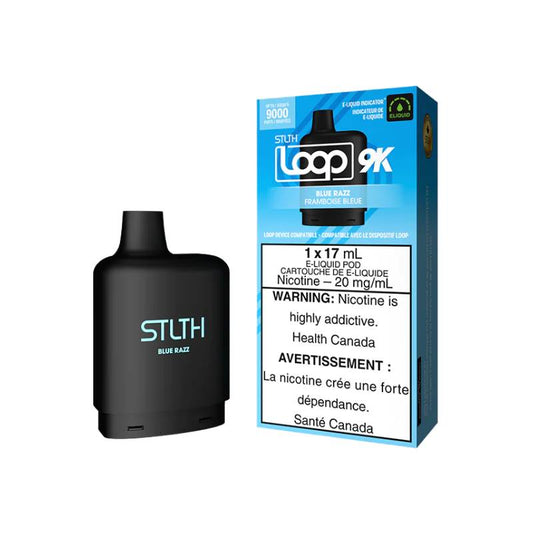 STLTH Loop 9K Pods - Blue Razz