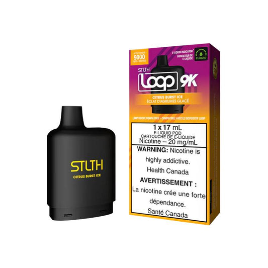 STLTH Loop 9K Pods - Citrus Burst Ice