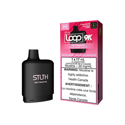 STLTH Loop 9K Pods - Juicy Peach Ice