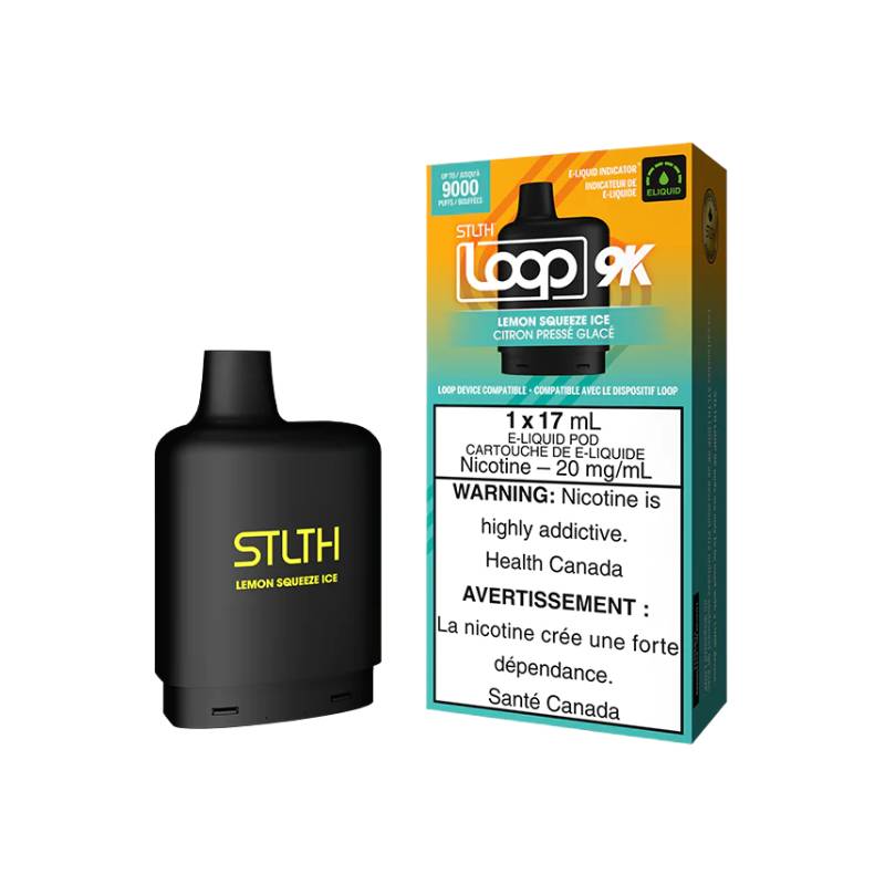 STLTH Loop 9K Pods - Lemon Squeeze Ice