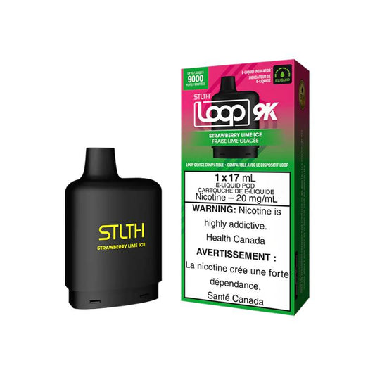 STLTH Loop 9K Pods - Strawberry Lime Ice