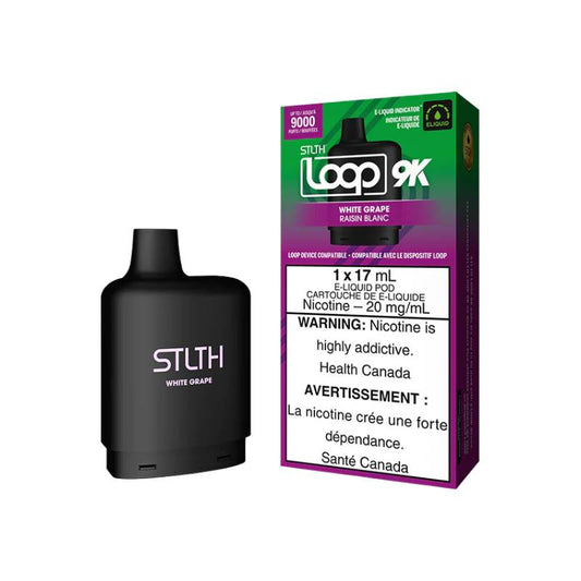 STLTH Loop 9K Pods - White Grape