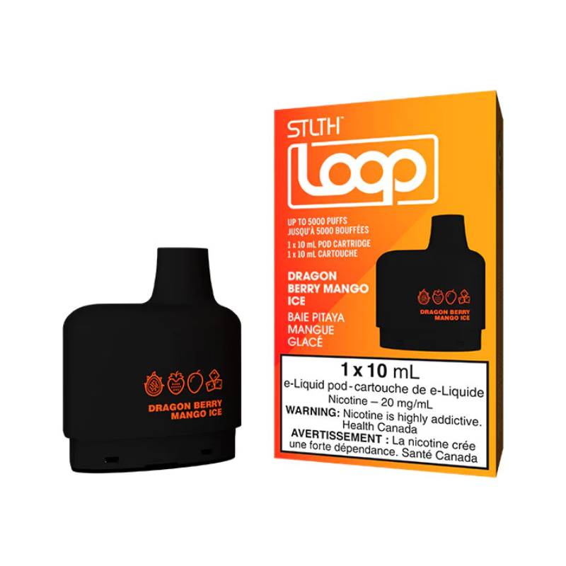 STLTH Loop Pods - Dragon Berry Mango Ice, 5000 Puffs