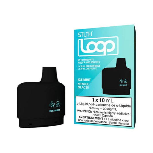 STLTH Loop Pods - Ice Mint, 5000 Puffs