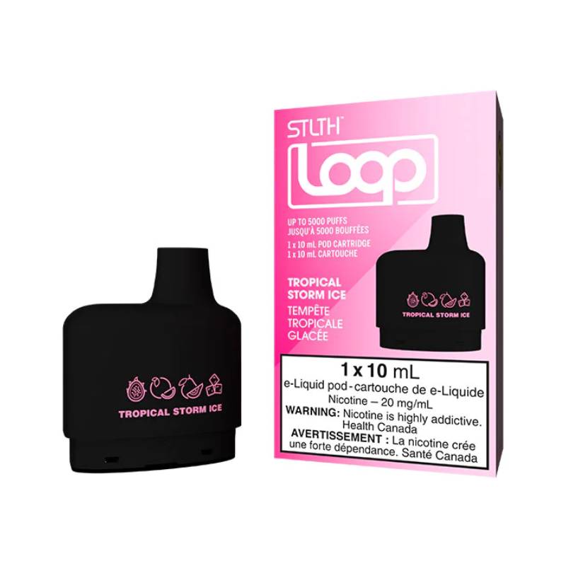 STLTH Loop Pods - Tropical Storm Ice, 5000 Puffs