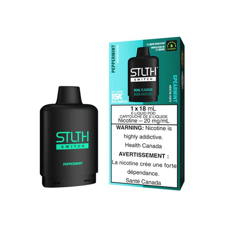 STLTH Switch Pod - Peppermint & Spearmint, 18ML
