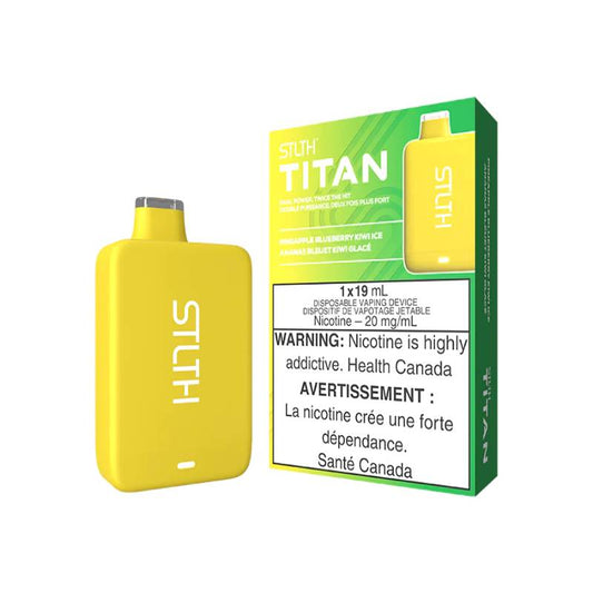 STLTH Titan Disposable Vape - Pineapple Blueberry Kiwi Ice, 10000 Puffs