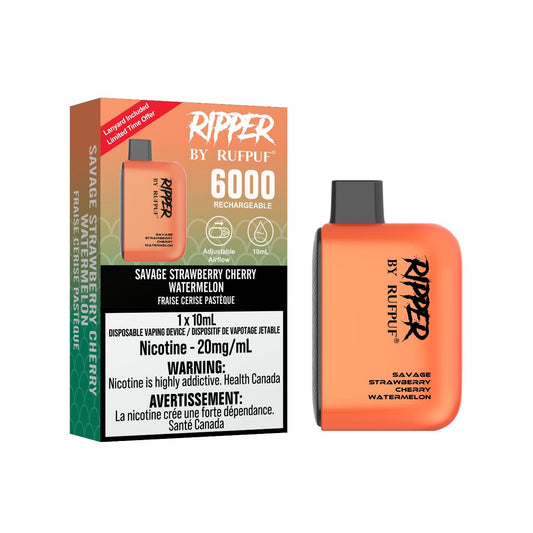 GCORE RufPuf Ripper 6000 Savage Strawberry Cherry Watermelon