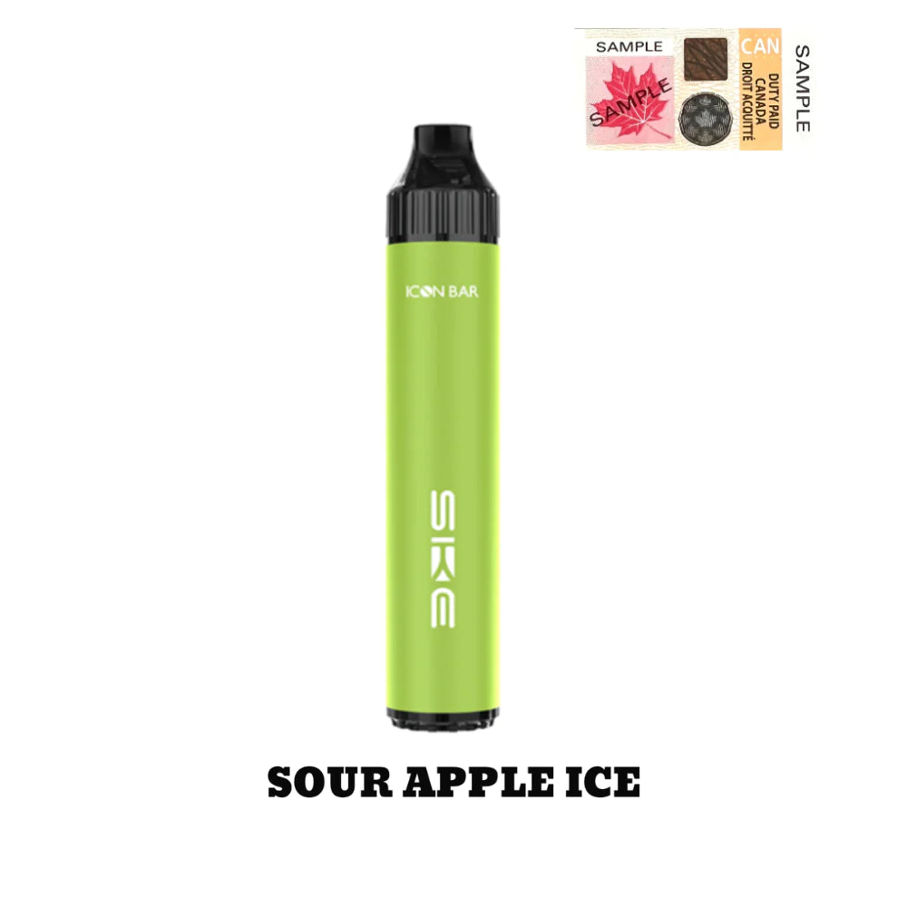 Icon Bar Sour Apple Ice Disposable Vape