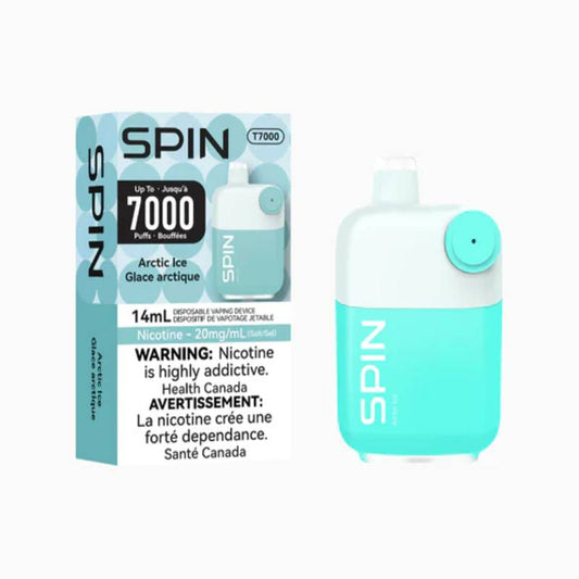 Spin T7000 Arctic Ice Disposable Vape (7000 Puffs)