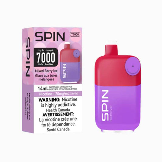 Spin T7000 Mixed Berry Ice Disposable Vape (7000 Puffs)