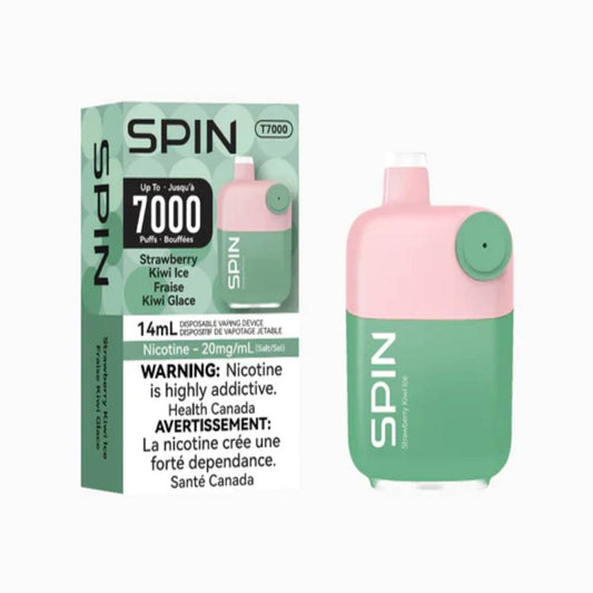 Spin T7000 Strawberry Kiwi Ice Disposable Vape (7000 Puffs)