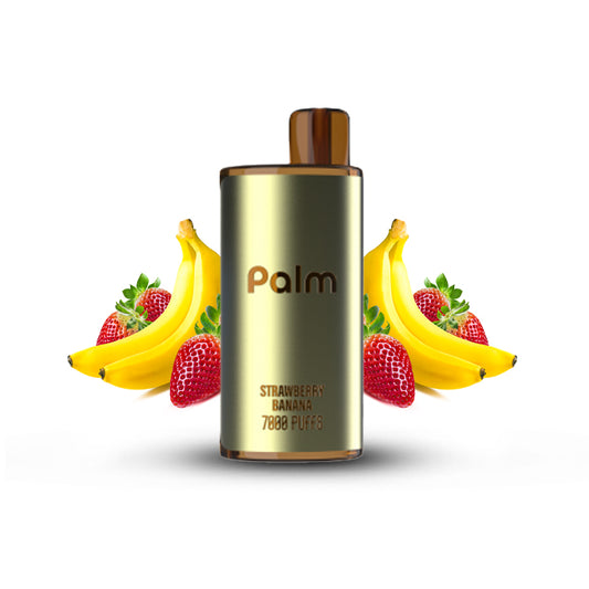 Pop Palm 7000 Strawberry Banana Disposable Vape