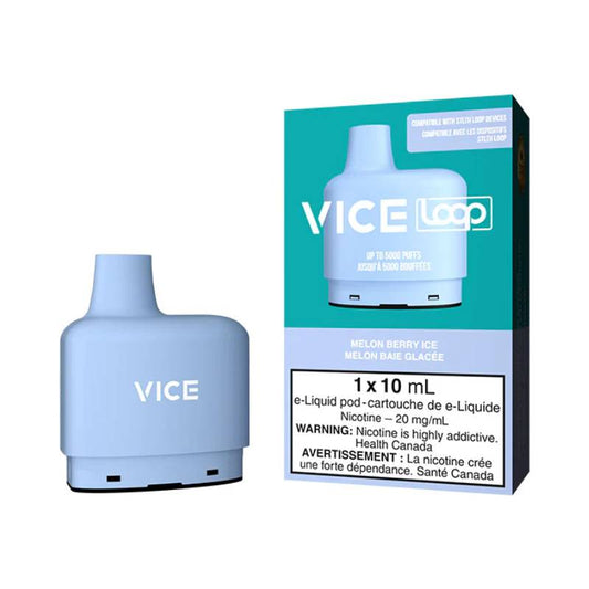 Vice Loop Pods - Melon Berry Ice, 5000 Puffs, 10ML