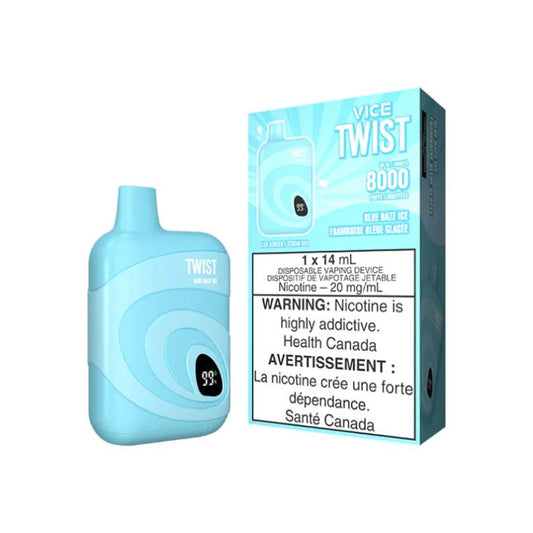 Vice Twist 8000 Disposable Vape - Blue Razz Ice