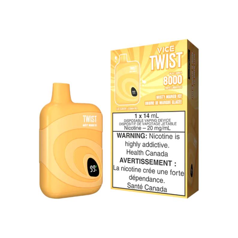 Vice Twist 8000 Disposable Vape - Misty Mango Ice