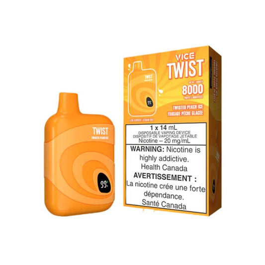 Vice Twist 8000 Disposable Vape - Twisted Peach Ice