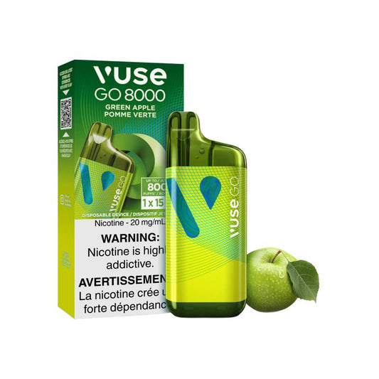 Vuse GO 8k 2.0 Disposable Vape - Green Apple