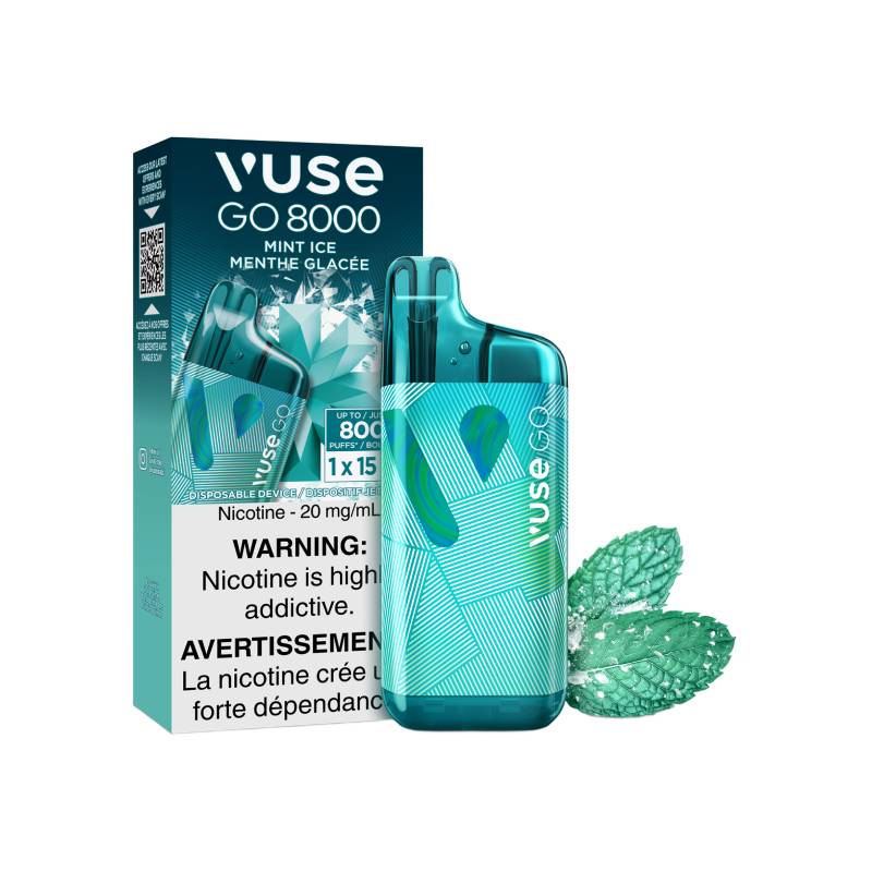 Vuse GO 8k 2.0 Disposable Vape - Mint Ice