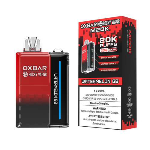 Oxbar M20K Disposable Vape - Watermelon GB, 20000 Puffs Vapeluv Vapeshop Oxbar M20K Disposable Vape - Watermelon GB, 20000 Puffs Vapeluv Vapeshop