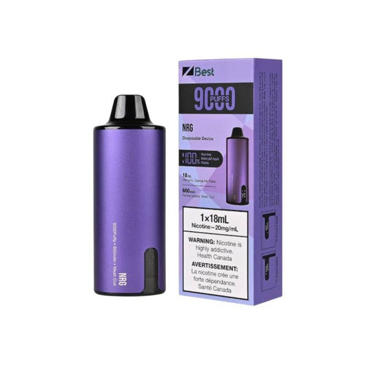 Z Best Disposable Vape - NRG (9000 Puffs), 18ML