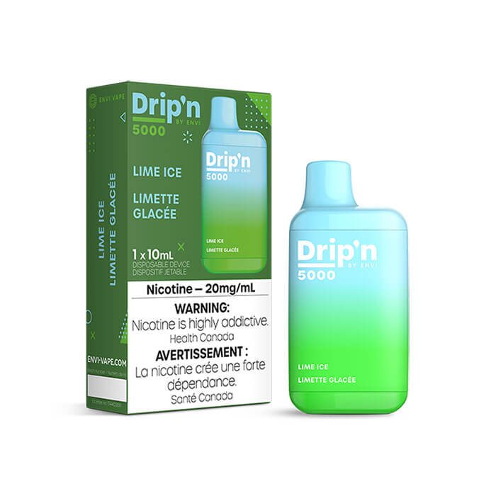 Drip'n by Envi Lime Ice Disposable Vape