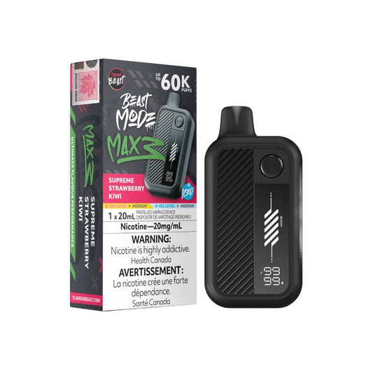 Flavour Beast - Beast Mode Max 3 60k Surpreme Strawberry Kiwi Iced