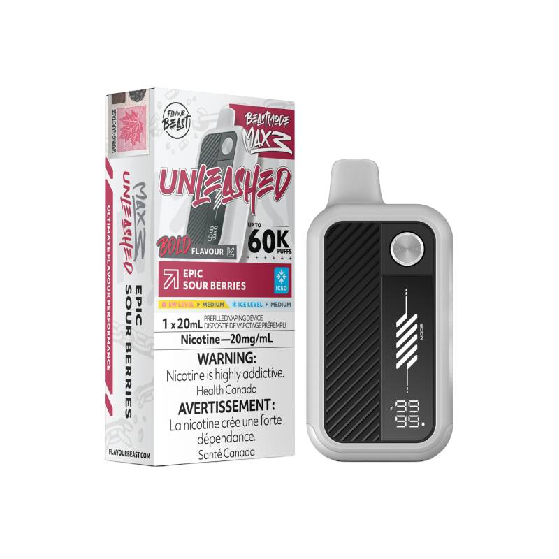 Flavour Beast - Beast Mode Max 3 60k Epic Sour Berries Iced