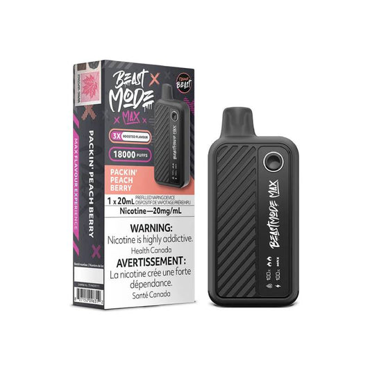 Flavour Beast - Beast Mode Max 18K Disposable: Packin' Peach Berry, 20ML