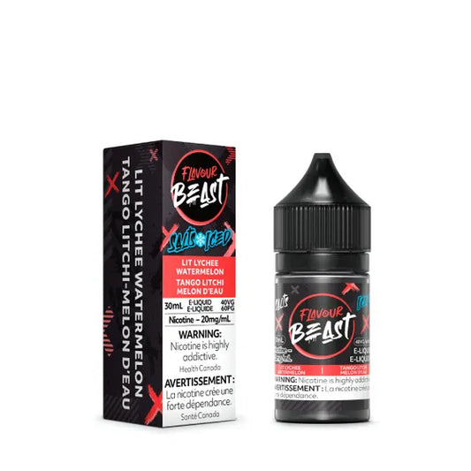 Flavour Beast Lit Lychee Watermelon Iced Salts E-Liquid