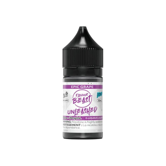 Flavour Beast Unleashed Salts E-Liquid - Epic Grape, 30ML