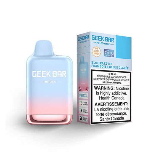 Geek Bar Meloso Max Blue Razz Ice Disposable Vape