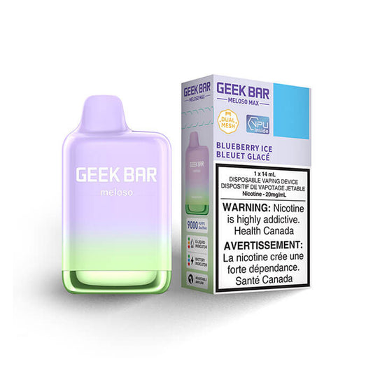 Geek Bar Meloso Max Blueberry Ice Disposable Vape