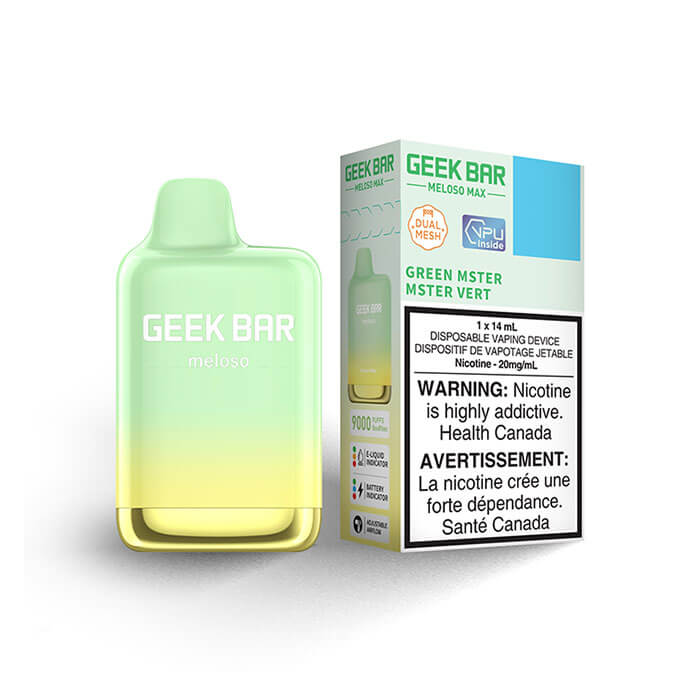 Geek Bar Meloso Max Green Monster Disposable Vape