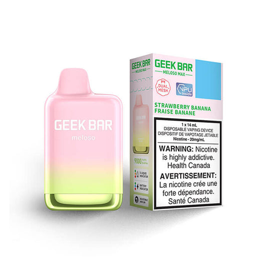 Geek Bar Meloso Max Strawberry Banana Disposable Vape