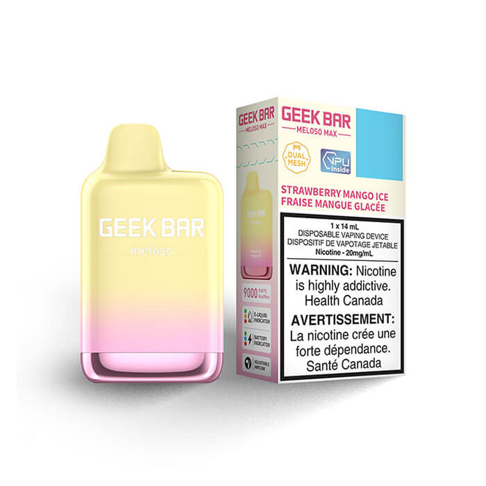 Geek Bar Meloso Max Strawberry Mango Ice Disposable Vape