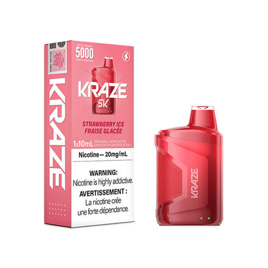 Kraze 5K Strawberry Ice Disposable Vape